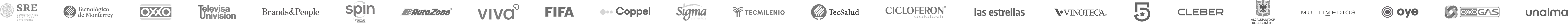 Marcas con las que he colaborado